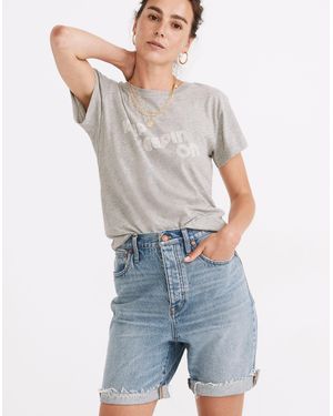 MW Rivet &Amp; Thread Keep Keepin On Graphic Tee - Grey