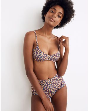 MW Solid &Amp; Striped&Reg; Ginger Bikini Top - Brown