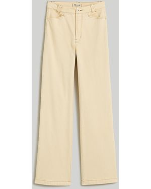 MW The Emmett Wide-Leg Pant: Garment Dyed Edition - White