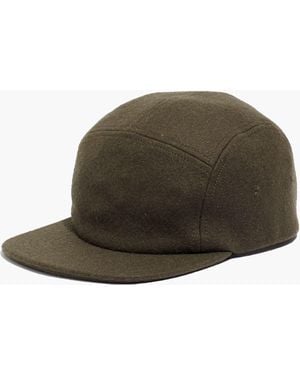 MW Wool Five-Panel Baseball Cap - Brown