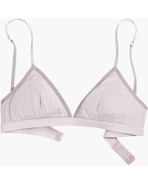MW Micromodal&Reg; Beth Triangle Bralette - Pink