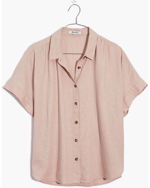 MW Linen-Blend Hilltop Shirt - White