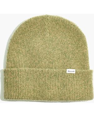 MW Wool Cuffed Beanie - Green