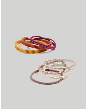 MW Multipack Metallic Hair Ties - Multicolour