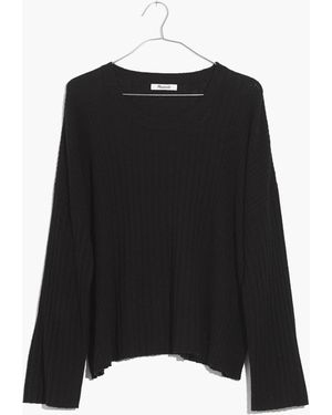 MW Relaxed Crewneck Jumper - Black