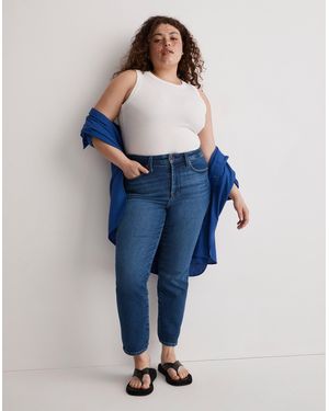 MW Plus High-Rise Stovepipe Jeans - Blue