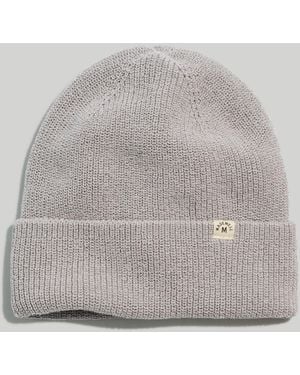 MW (Re)Sourced Cotton Cuffed Beanie - Grey