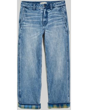 MW Flannel-Lined Carpenter Jeans - Blue