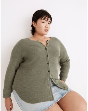 MW Plus Halstead Cardigan Jumper - Green