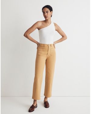 MW Tall Emmett 2.0 Wide-Leg Crop Trousers - White