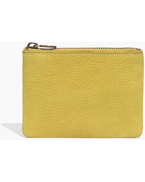 MW The Leather Pouch Wallet - Yellow