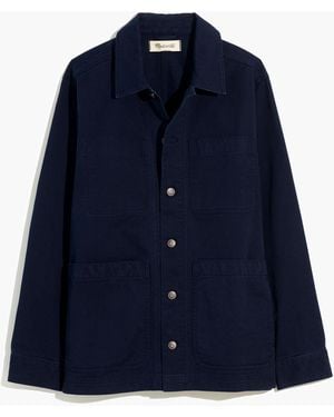 MW Garment-Dyed Canvas Chore Jacket - Blue