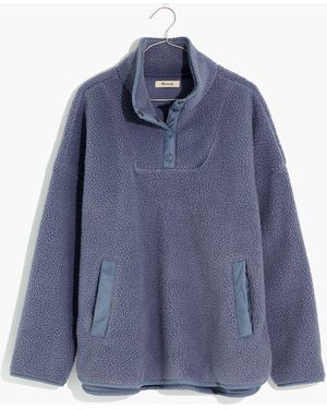 MW (Re)Sourced Fleece Popover Tunic Jacket - Grey