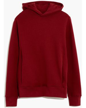 MW Brushed Hoodie Sweatshirt - Red