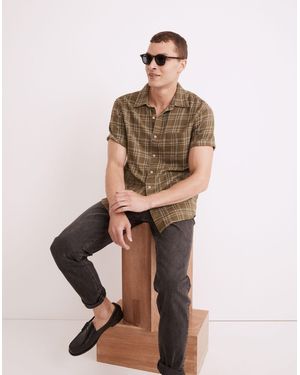 MW Cotton Perfect Short-Sleeve Shirt - Natural
