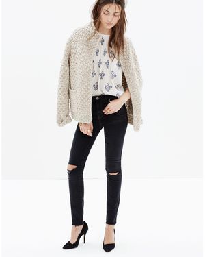 MW "Tall 9" High-Rise Skinny Jeans - White