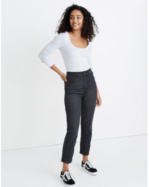 MW The Curvy Perfect Vintage Jean - White