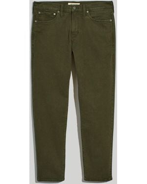 MW Garment-Dyed Relaxed Taper Jeans - White