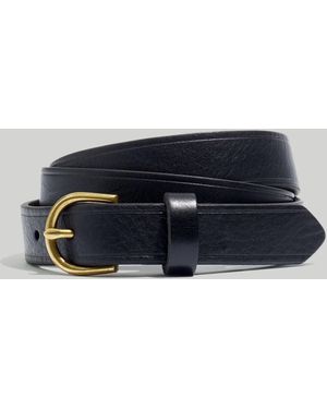 MW Skinny Perfect Leather Belt - Blue