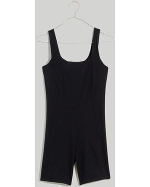 MW L Flex Biker Unitard - White