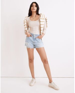 MW Relaxed Denim Shorts - Blue
