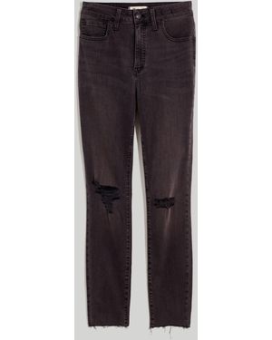 MW Petite Curvy High-Rise Skinny Jeans - White