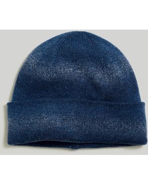 MW Space-Dyed Cuffed Beanie - Blue
