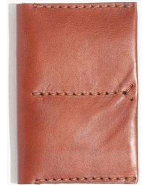 MW Leather Passport Case - White