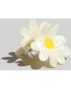 MW Daisy Claw Hair Clip - Metallic