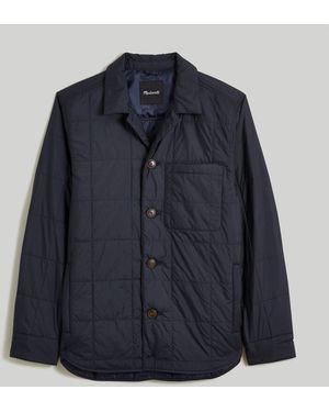 MW Quilted Liner Shirt-Jacket - Black