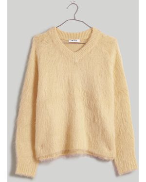 MW Brushed V-Neck Jumper - Multicolour