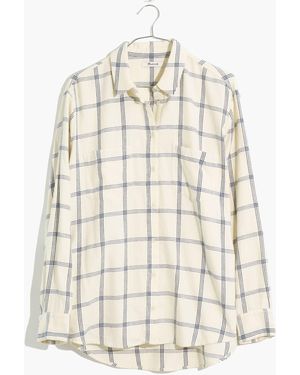 MW Flannel Sunday Shirt - White