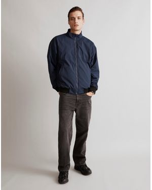MW Fleece-Lined Bomber Jacket - Blue
