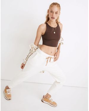 MW L Betterfleece Retro Joggers - White