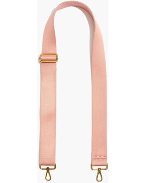 MW The Crossbody Bag Strap: Webbing Edition - White