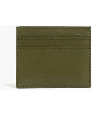 MW The Leather Card Case - Green