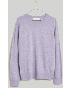 MW Plus (Re)Sponsible Cashmere Oversized Crewneck Jumper - Purple