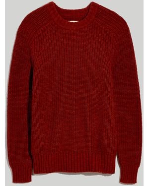 MW Oversized Fisherman Jumper - Red