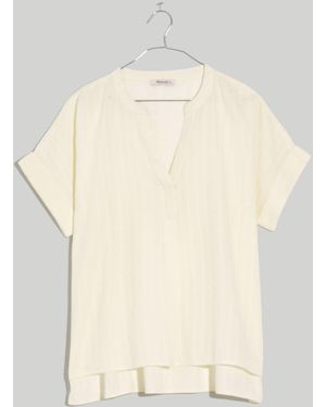 MW Plus Lakeline Popover Shirt - Natural