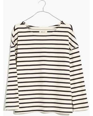 MW Luxe Long-Sleeve Tee - White
