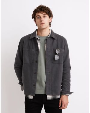 MW Boxy Shirt-Jacket - Gray