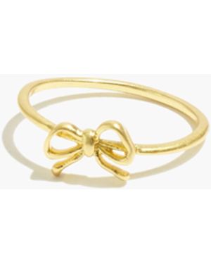 MW Tiny Bow Ring - White