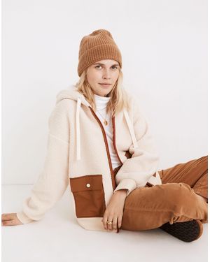 MW (Re)Sourced Fleece Hooded Zip Jacket - Pink