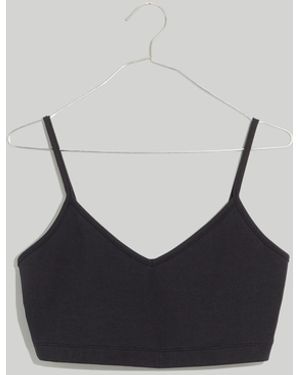MW L Knit Cami Bralette - White