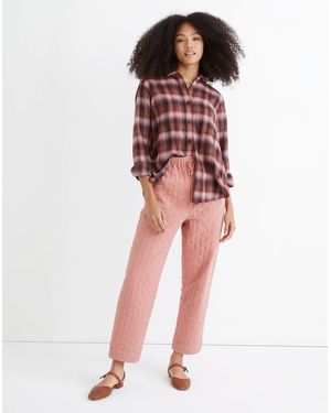 MW Quilted Trousers - Red