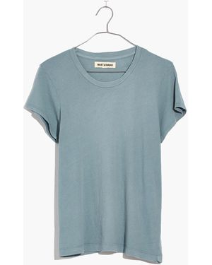 MW Rivet &Amp; Thread Vintage Shrunken Tee - Blue