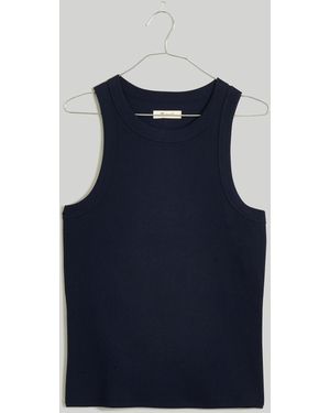 MW Plus Supima&Reg; Rib Tank Top - Blue
