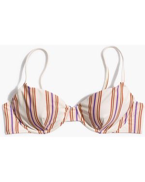 MW Madewell Second Wave Underwire Bikini Top - Multicolour