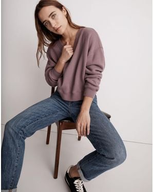 MW L Airyterry V-Neck Sweatshirt - Multicolour