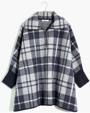 MW Boiled Wool Lynwood Poncho Jumper - Grey